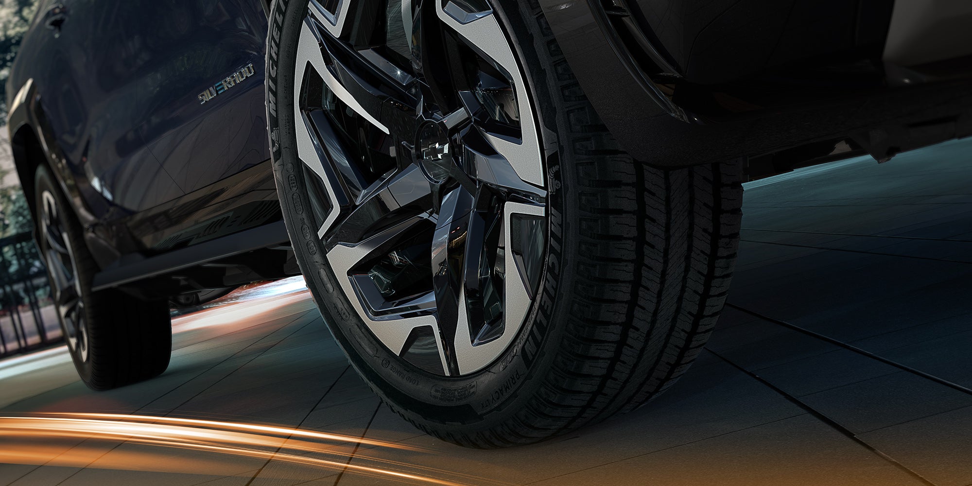 Chevy Silverado EV tire