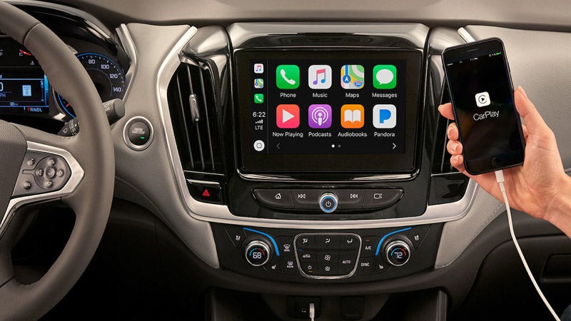 2019 Interior View of Chevrolet Traverse showing its dashboard.