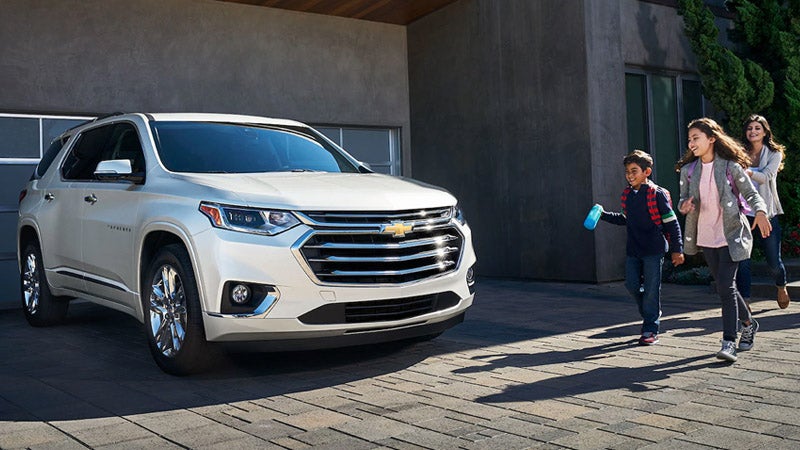 2019 Exterior View of Chevrolet Traverse demonstrating its style and functionality.