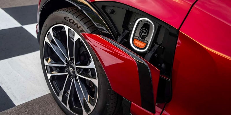 Charging point of Blazer EV