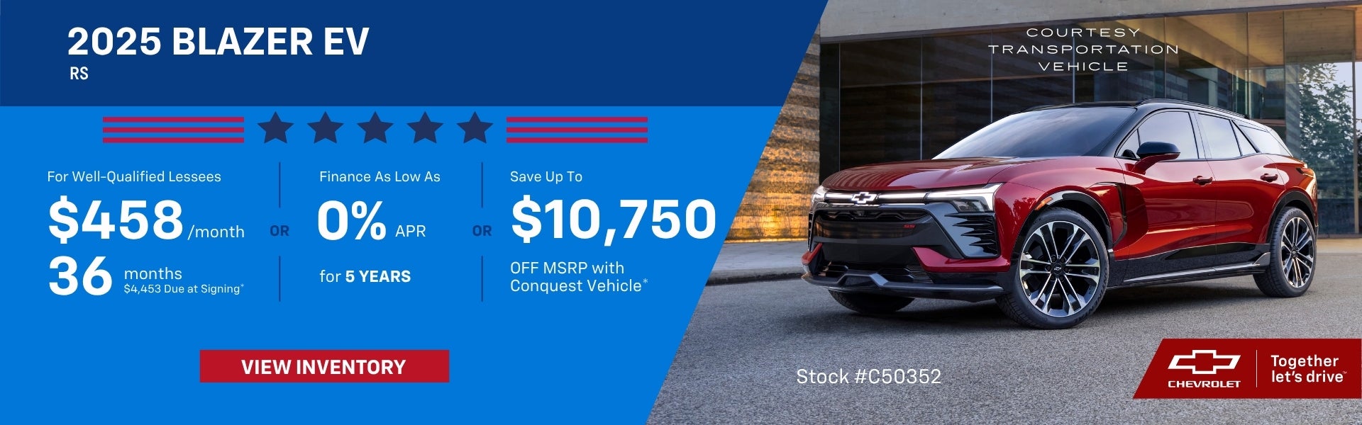 2025 Blazer EV Lease and Finance Offer