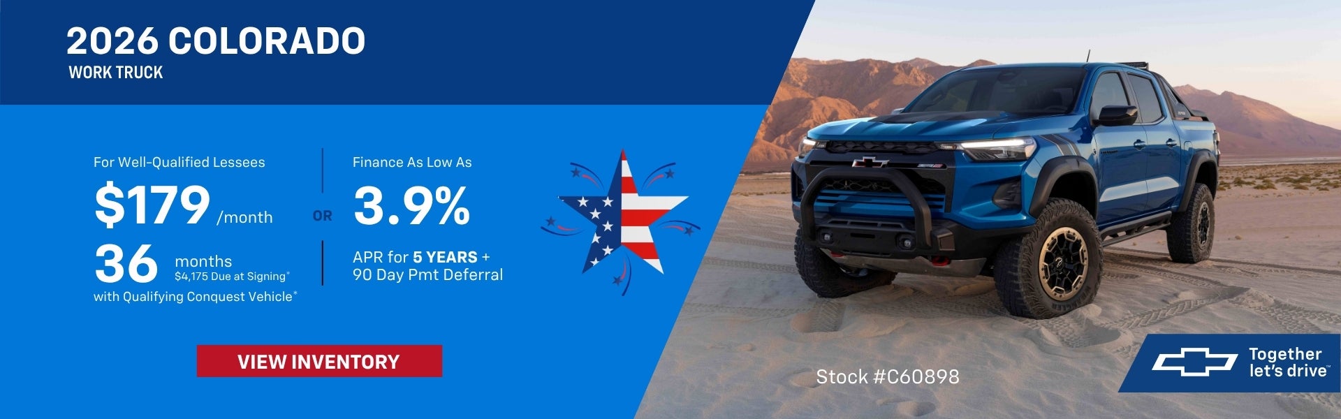 2026 COLORADO LEASE AND FINANCE OFFER