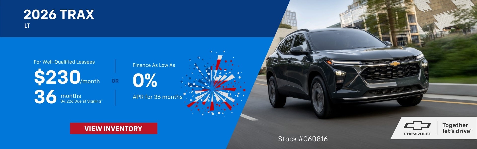 2026 TRAX LEASE & FINANCE OFFER