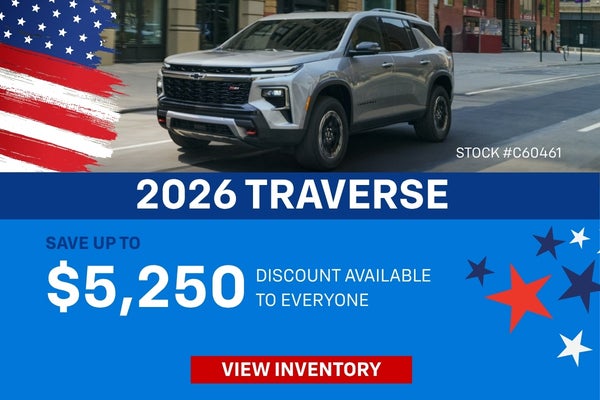 2026 TRAVERSE DISCOUNT