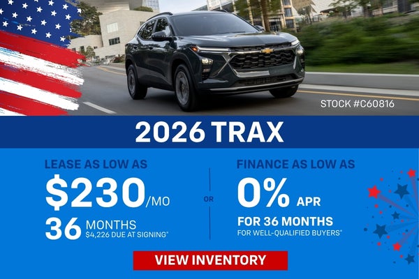 2026 TRAX LEASE AND FINANCE OFFER