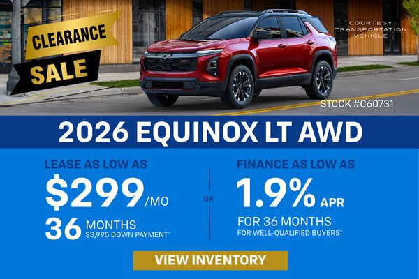 Chevy Equinox Clearance Sale