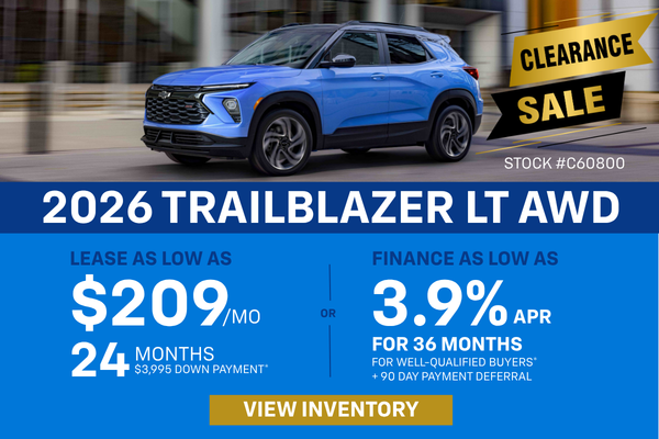 Trailblazer Clearance Sale
