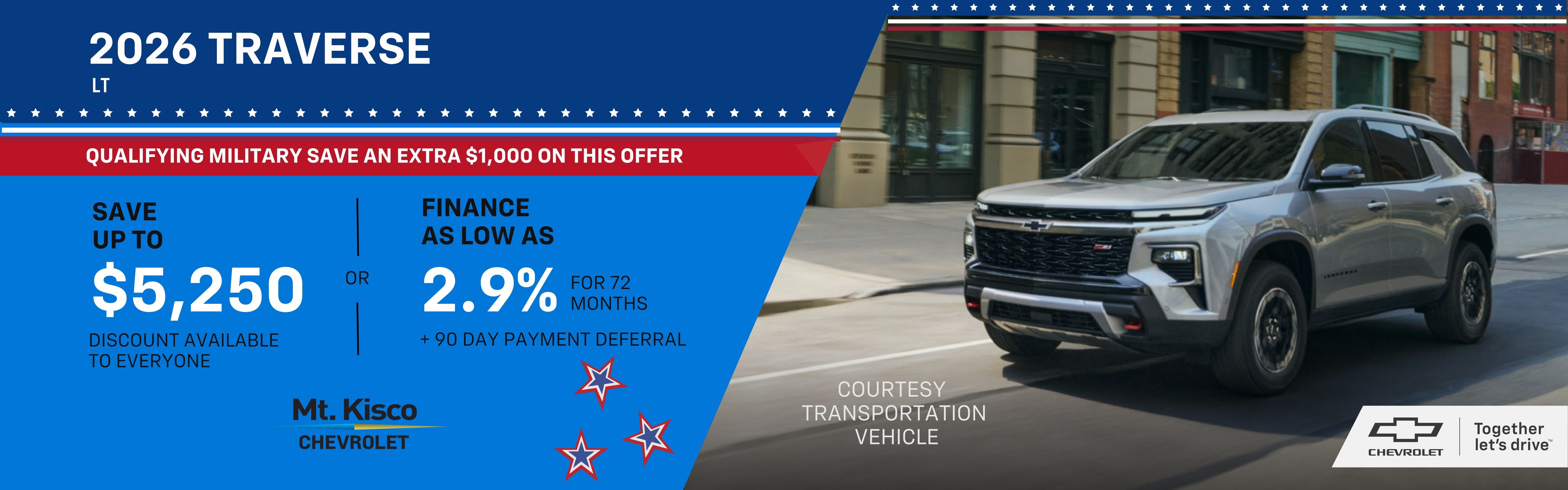 2026 Traverse Discount
