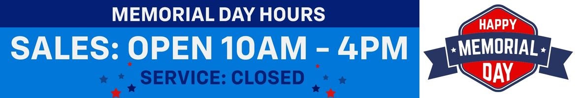 Memorial Day Hours