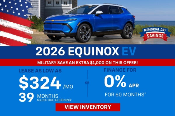 2026 EQUINOX EV LEASE AND FINANCE OFFER