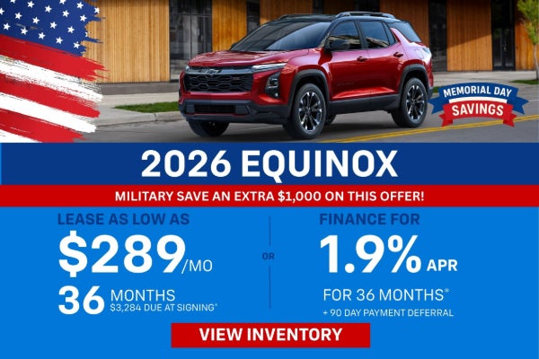 2026 EQUINOX LEASE & FINANCE OFFER